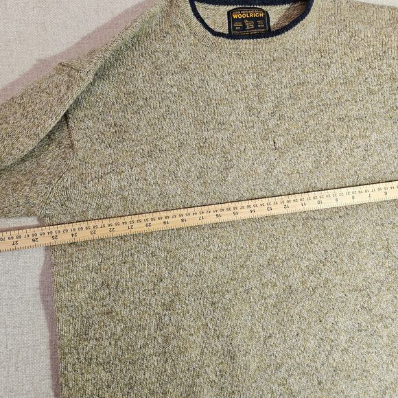 Vintage Woolrich Tweed Wool Blend Sweater Mens Crewneck Herb XL - Picture 6 of 8